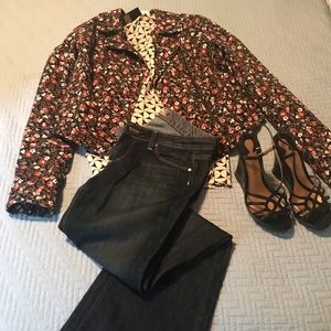 Bobeau short sleeve blouse